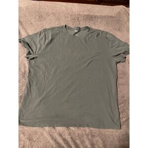 Everlast T-Shirt Mens XXL Gray Short Sleeve Crewneck Plain Cotton Tee Gym Casual